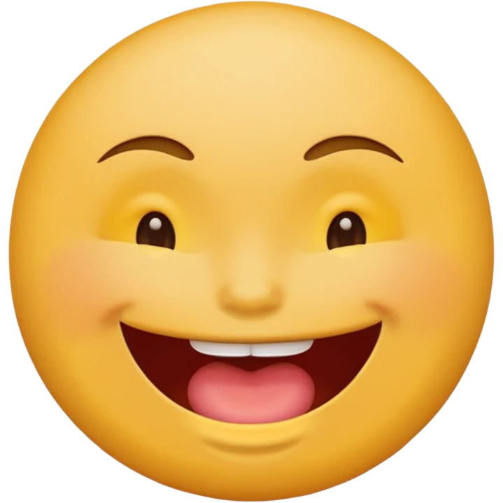 yellow circle emoji biting lip winking classic emoji style emoji