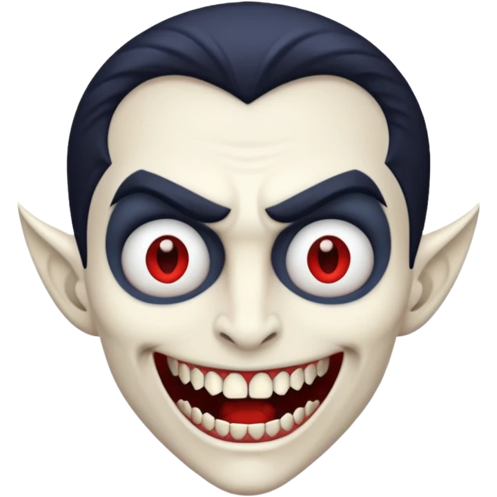 Pale vampire emoji