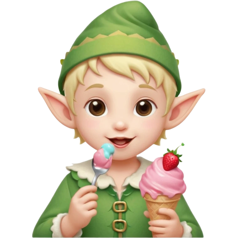 
baby elf with strawberry ice cream




 emoji