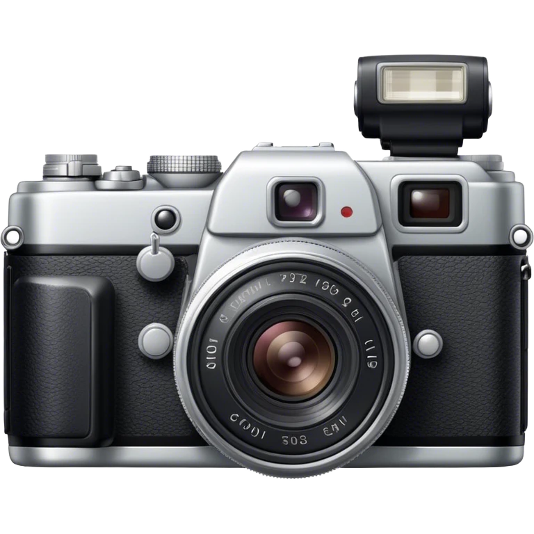 Camera canon vintage silver color aesthetic  emoji