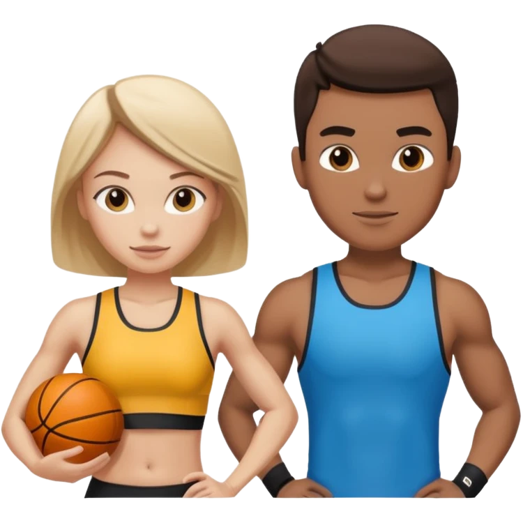 FEMALE MALE ATHLETE emoji