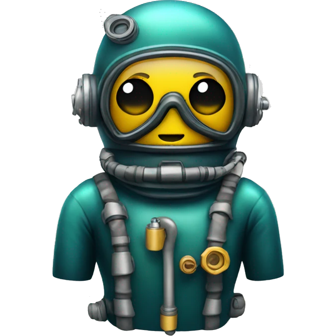 deep sea diver standing emoji