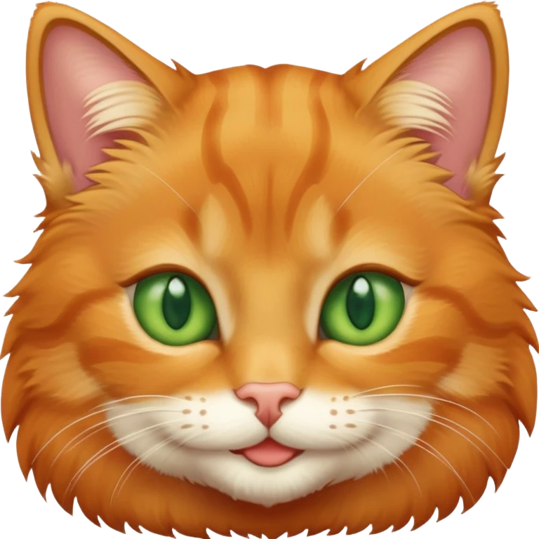 smiling orange tabby cat emoji