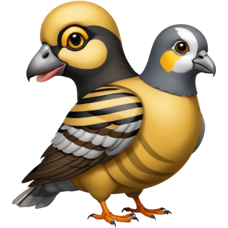 yellowjackets holding a pigeon emoji