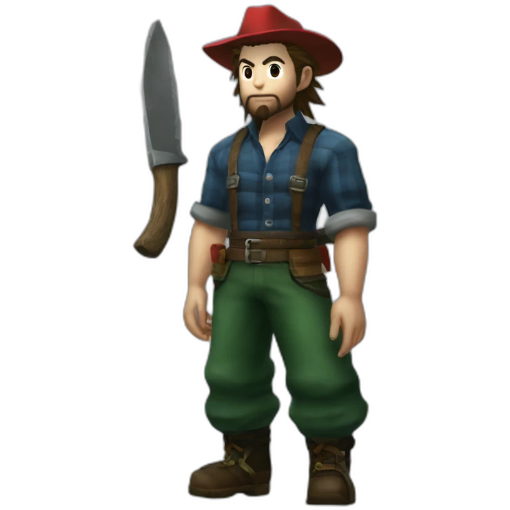 lumberjack in final fantasy vii emoji