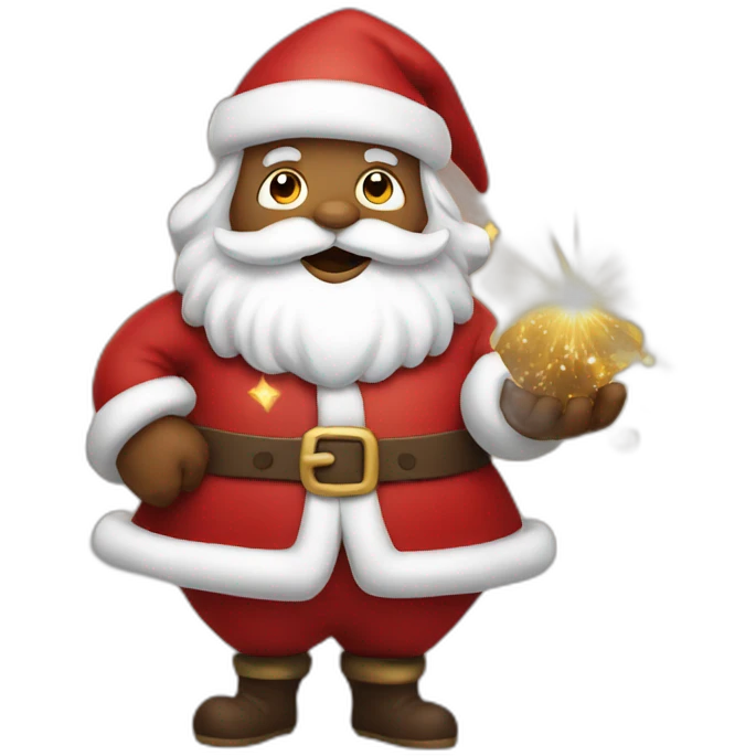 magic santa emoji