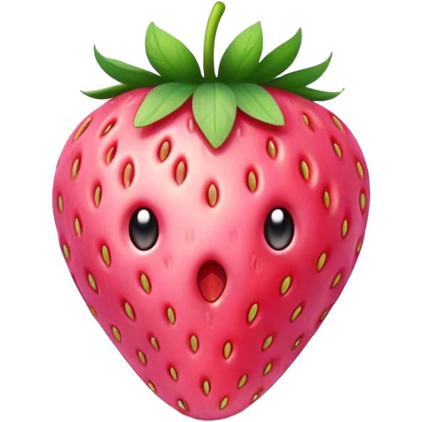 pink strawberry emoji