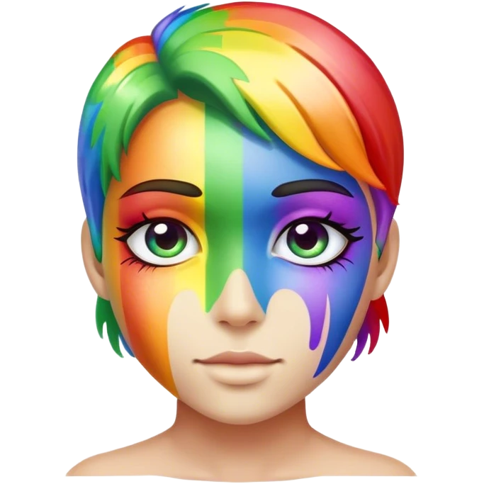 Corazón de arcoíris  emoji