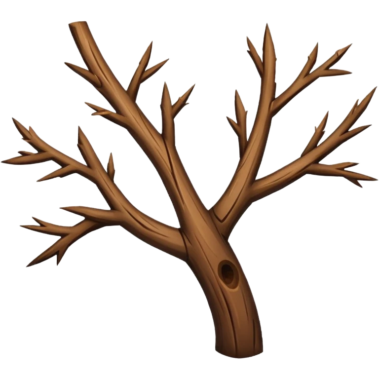 wooden branch emoji