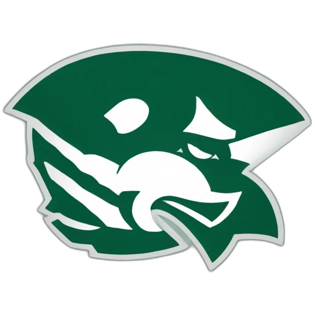 michigan state green S emoji