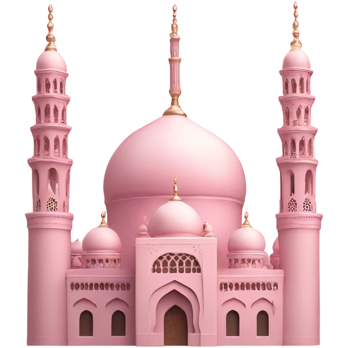 pastel pink mosque emoji