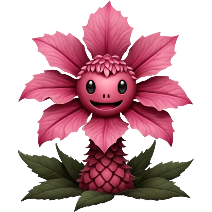 a flower like a monster a demogorgon basically but without e emoji