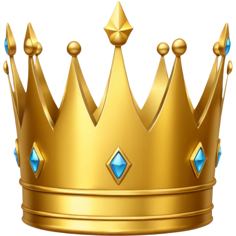 Gold crown group icon emoji