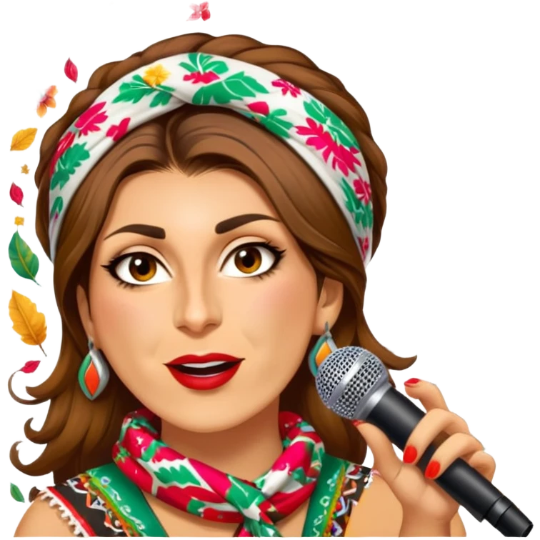 Colorful Singer emoji