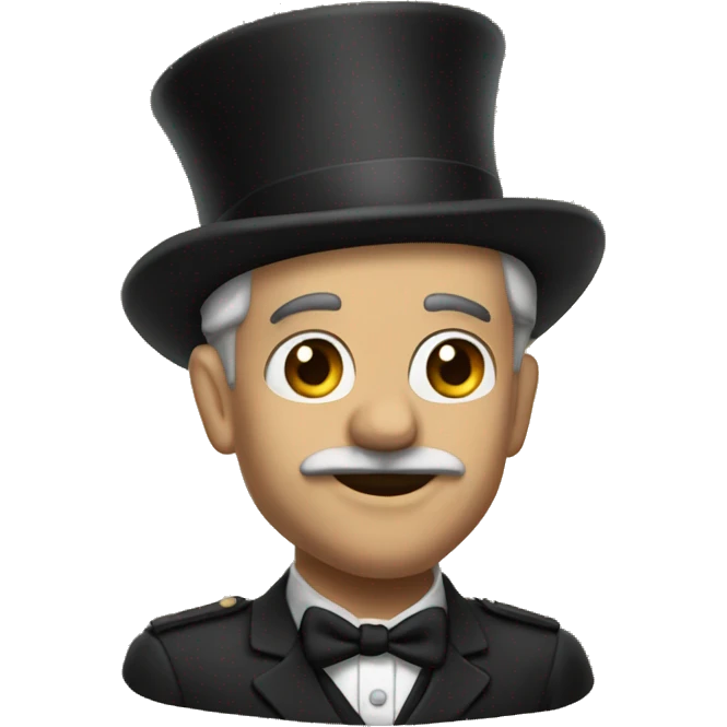 Shrk with tophat emoji