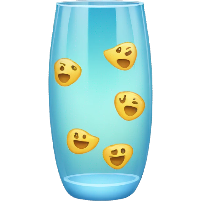 Vaso de agua emoji