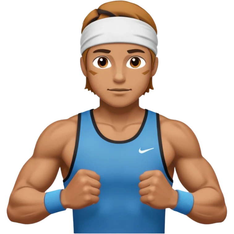 runner with sweatband emoji