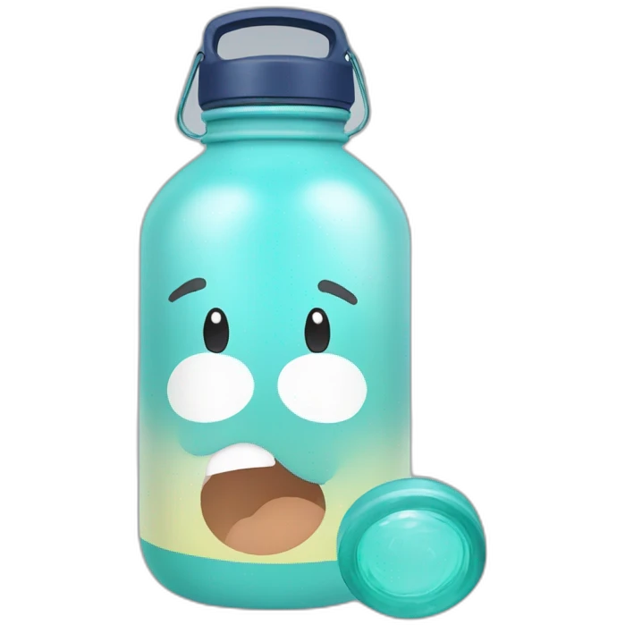 Kawaii water bottle emoji