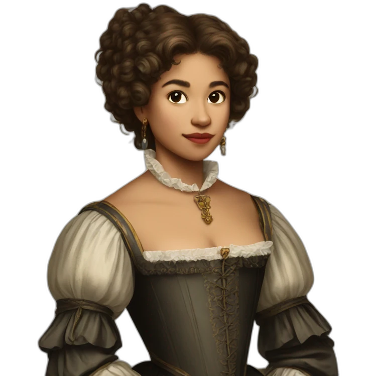 Zendaya in 17th century, spain emoji