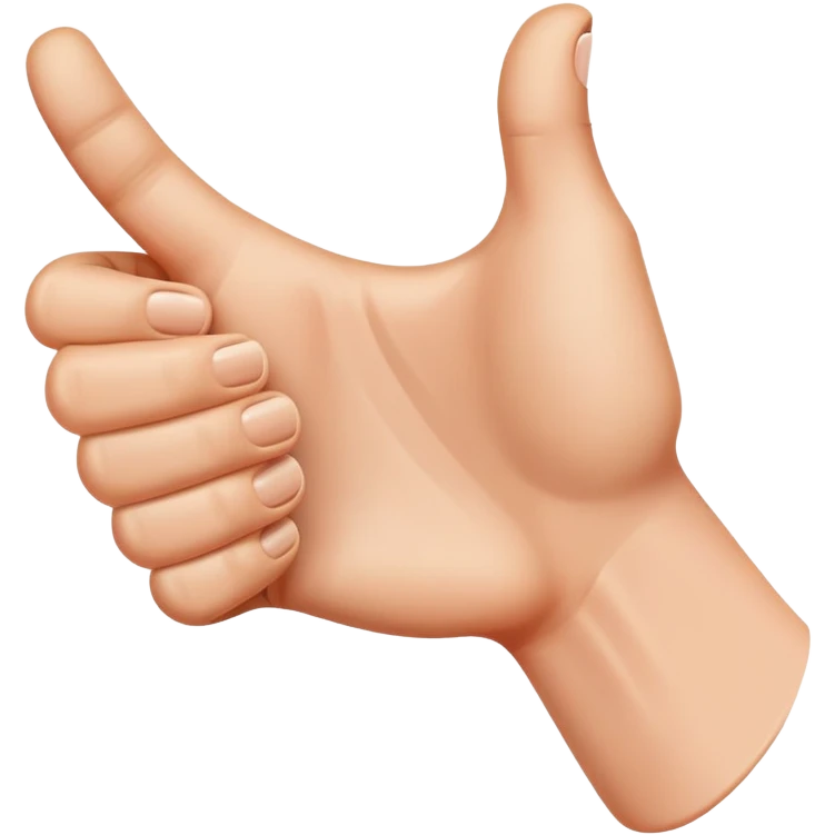 thumbs up finger gesture emoji