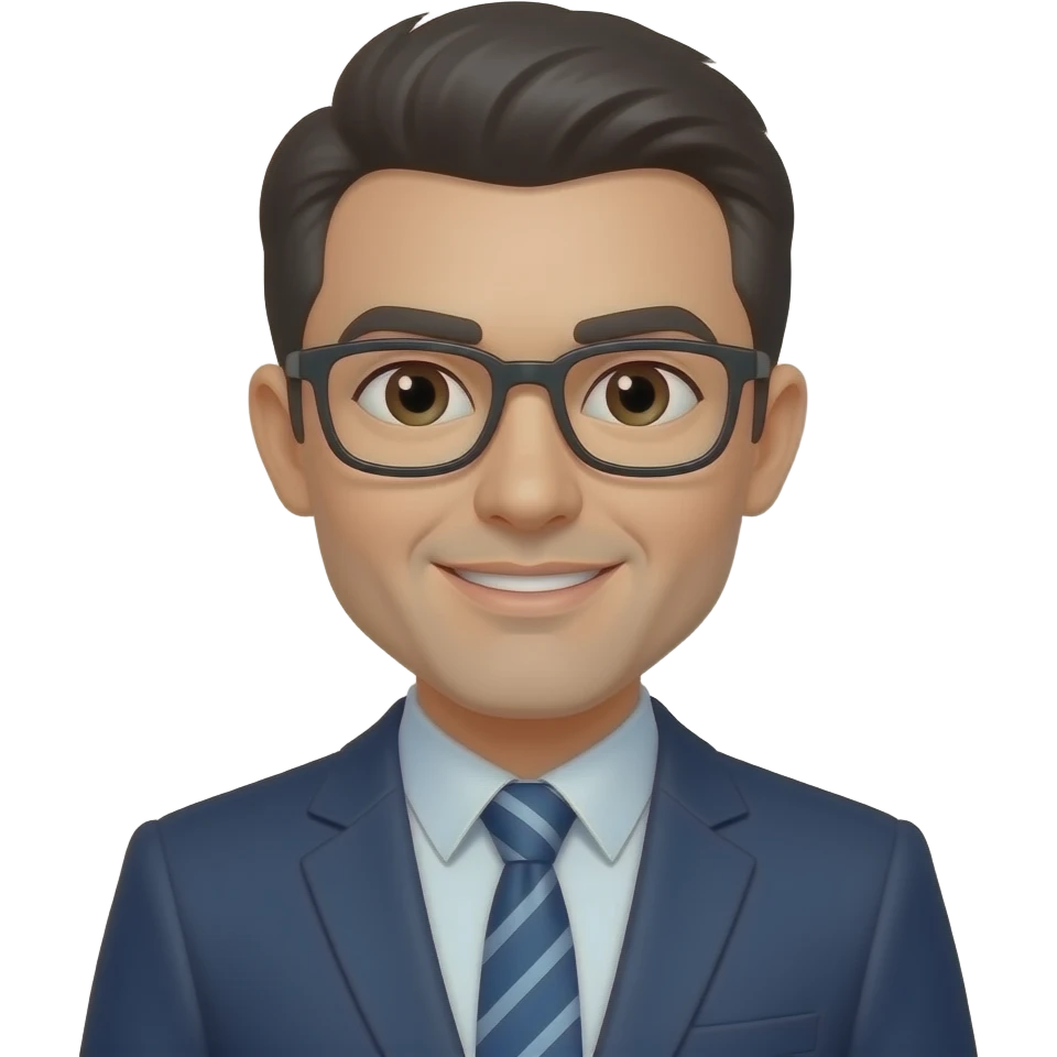 general manager, no glasses emoji