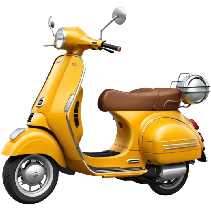 kahverengi küt saçlı gelin kahverengi saçlı damat turuncu vespa motor sürüyor emoji