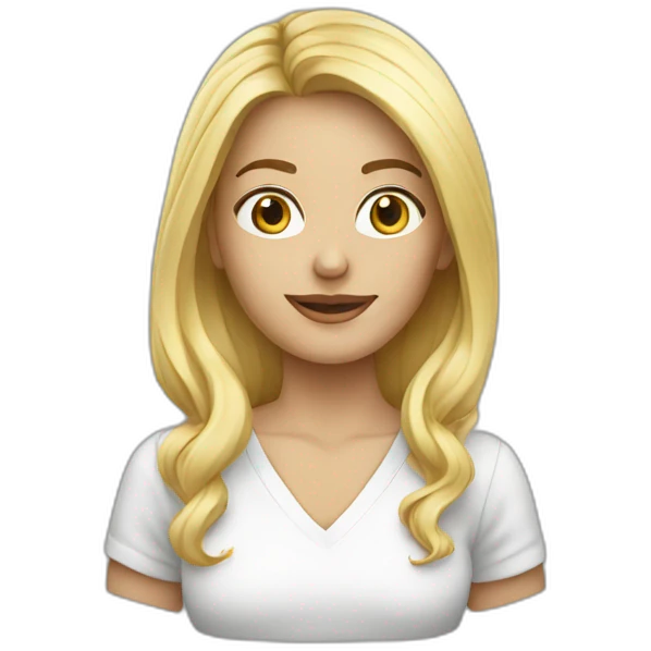Photographer woman blond emoji