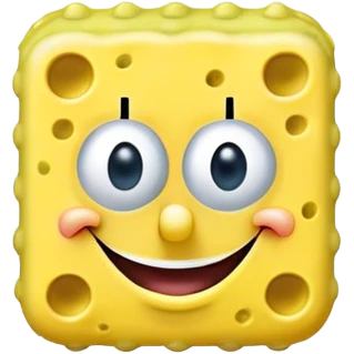 iconic SpongeBob SquarePants emoji