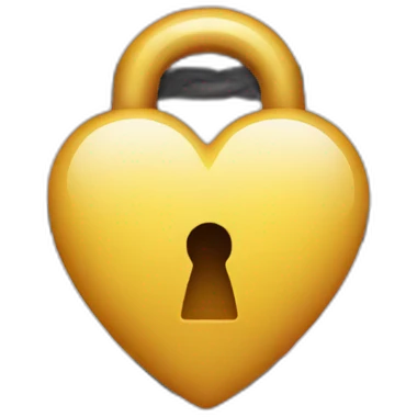 Locked heart emoji