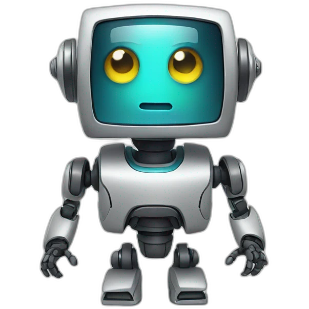 Cute robot emoji