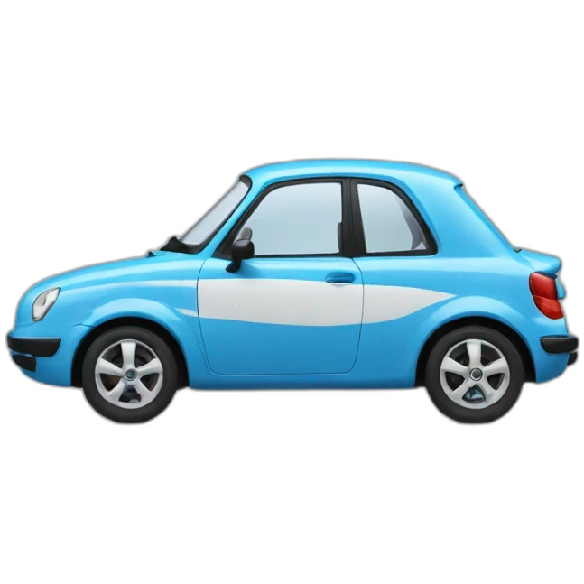 Smurf car emoji