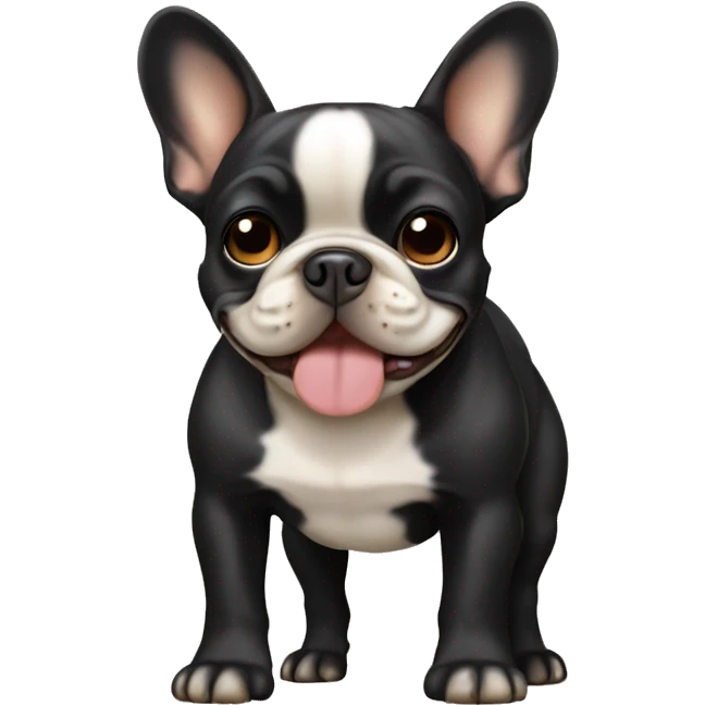 Black and tan french bulldog  emoji