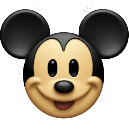 Mickey Mouse emoji