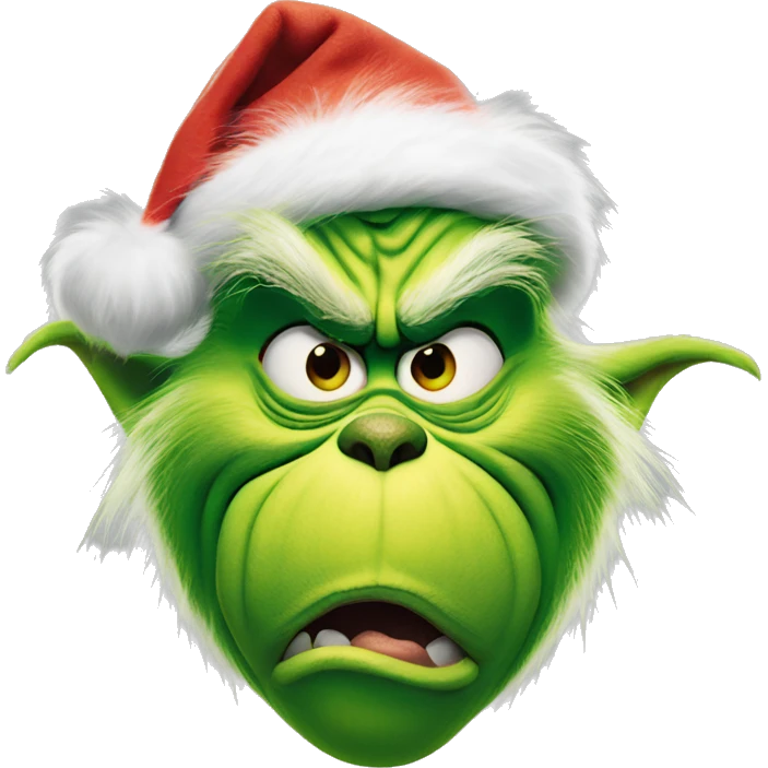 the grinch angry emoji