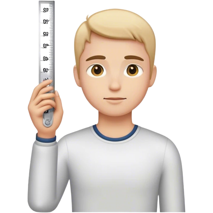 Measure height emoji