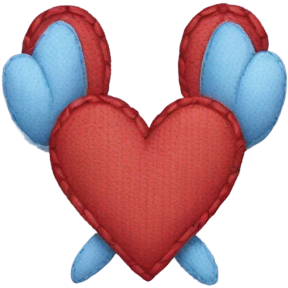 Stitch hearts emoji