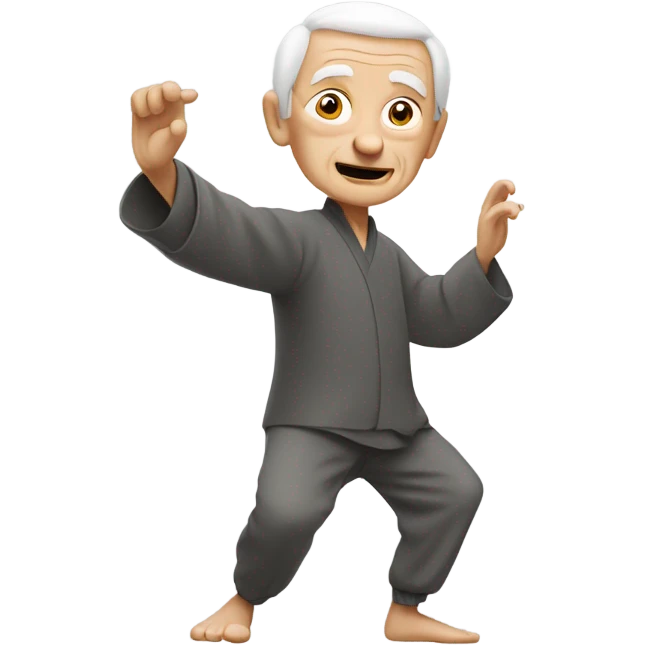 Senior tai chi emoji