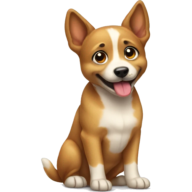 Cute dog emoji