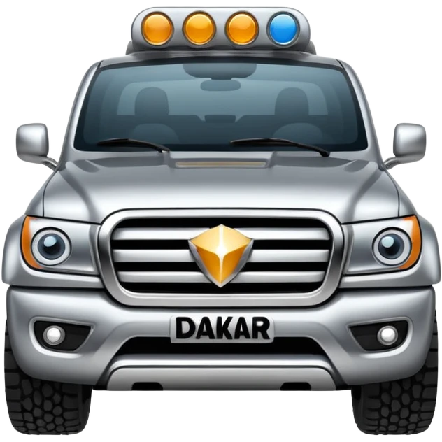 Dakar logo gara di auto  emoji