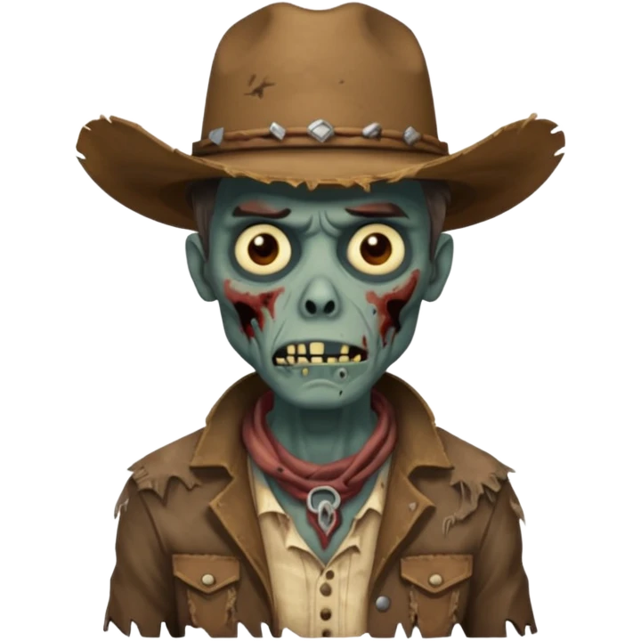 zombie cowboy emoji
