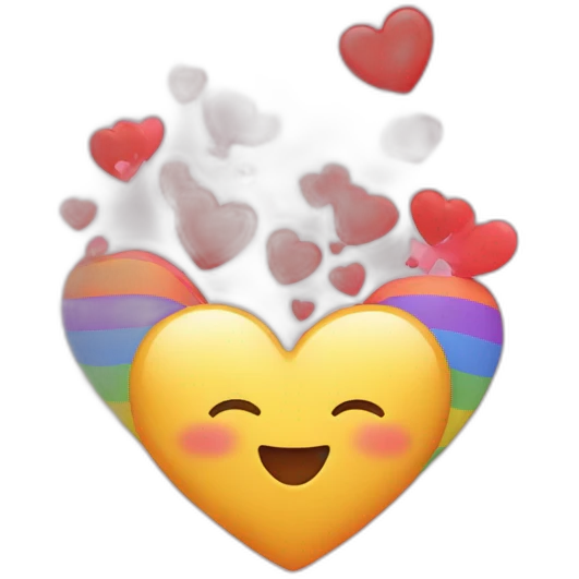 Gay heart emoji