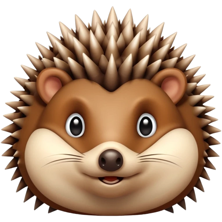 A hedgehog emoji