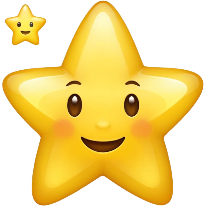 Make a happy star emoji