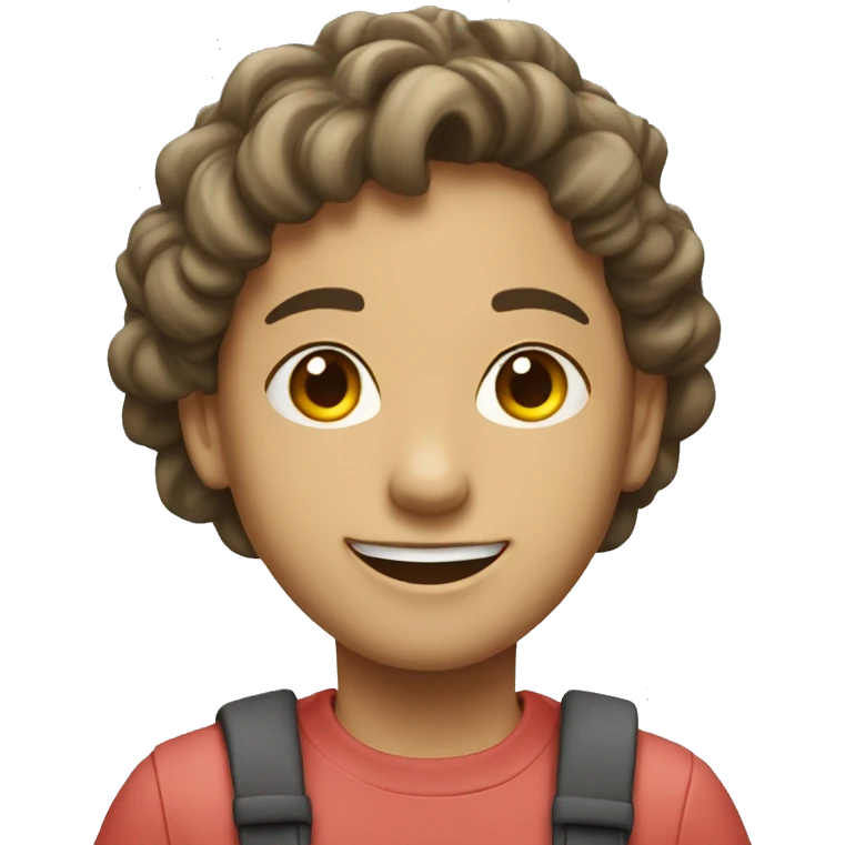 student and carefree life emoji