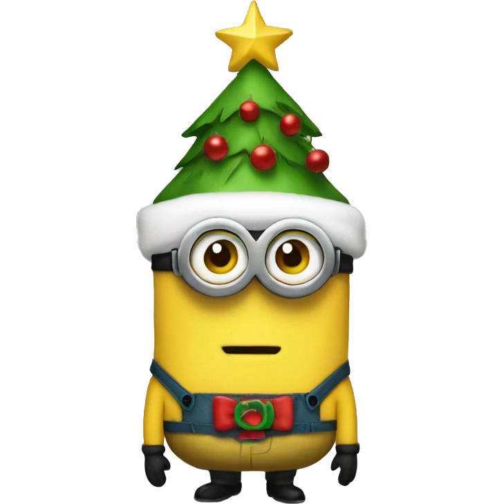 Christmas minion emoji