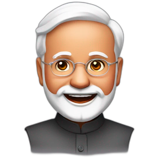 Excited Narendra Modi emoji
