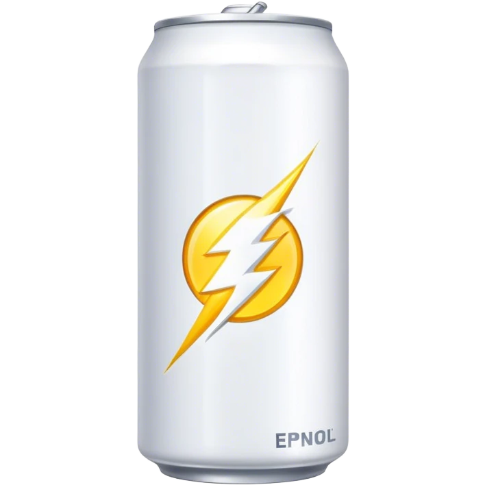 White energy drink  emoji