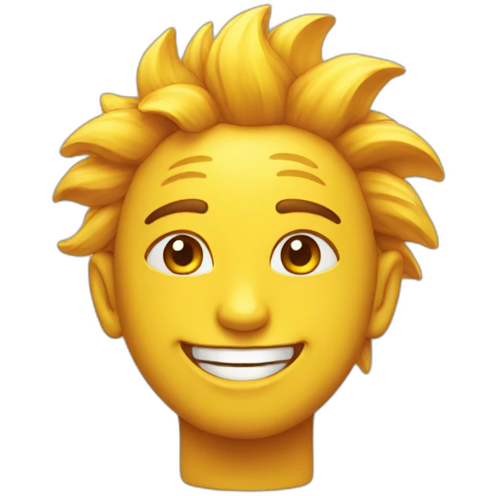 Sun smiled  emoji