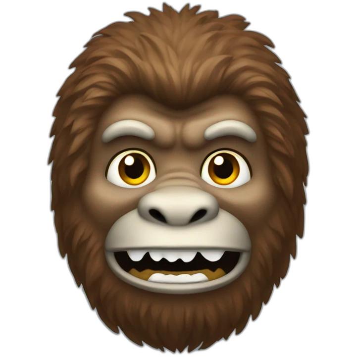 Bigfoot Head emoji