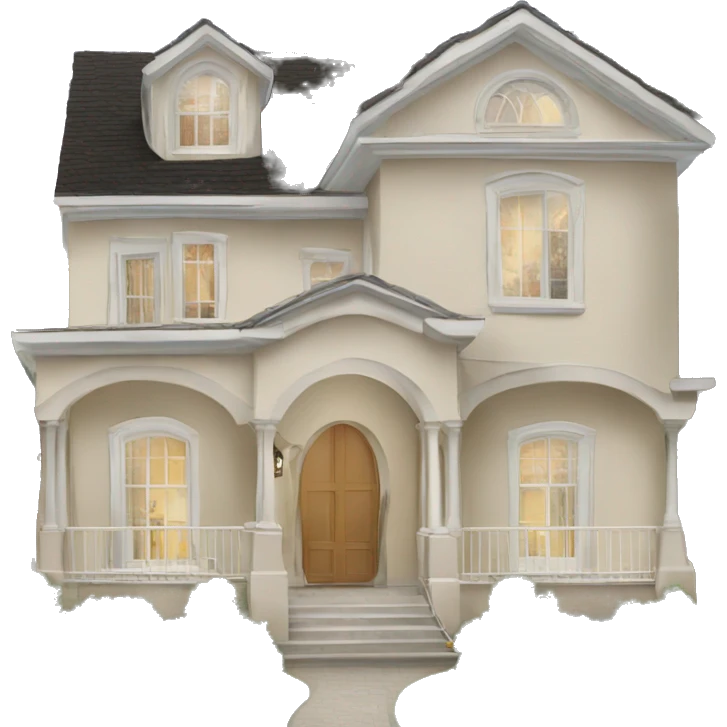Create a luxury home sticker for real estate  emoji